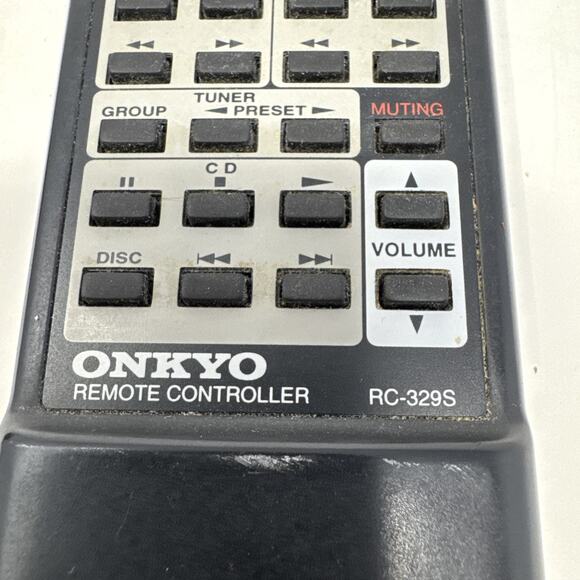 Onkyo‎ RC-329S Black Remote Control Stereo Receiver Control Genuine OEM Tested - Picture 2 of 5